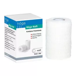HÖGA-HAFT Fikseringsbandage 8 cmx4 m, 1 stk