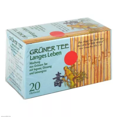 GRÜNER TEE+Ginger+Ginseng filterposer, 20 stk