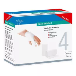 HÖGA-MUBILAST Fikseringsbandage 4 cmx4 m uden cellofan, 20 stk