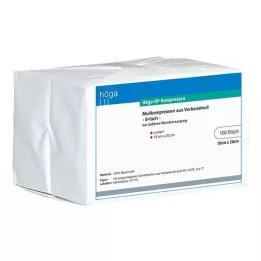 HÖGA-KOMPRESSEN OP 10x20 cm usteril 8-lags, 100 stk