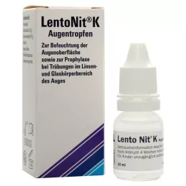 LENTO NIT K øjendråber, 10 ml