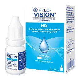 HYLO-VISION HD Øjendråber, 2X15 ml