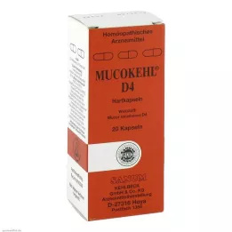 MUCOKEHL Kapsler D 4, 20 stk