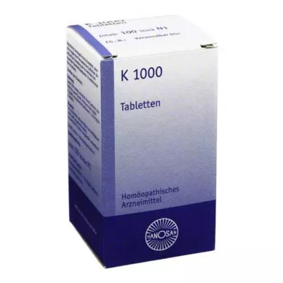 K 1000 tabletter, 100 stk