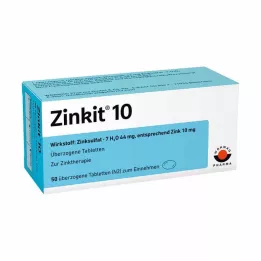 ZINKIT 10 overtrukne tabletter, 100 stk