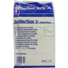 COMPRINET forte 35 bandage lårlængde str. 3, 1 stk