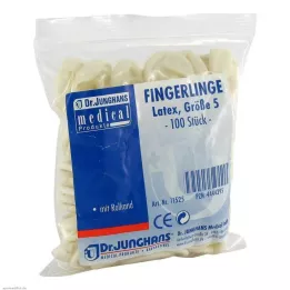 FINGERLING OP Latex str. 5 rullet, 100 stk