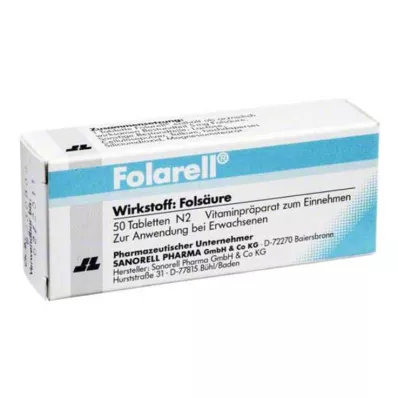 FOLARELL Tabletter, 50 stk