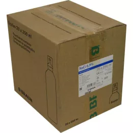 KOCHSALZLÖSUNG 0,9 % B.Braun skylleopløsning Ecolav, 20X250 ml
