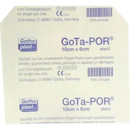 Gota-Por sårplaster steril 60x100 mm, 1 stk