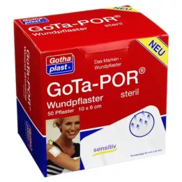 GOTA-POR Sårplaster steril 60x100 mm, 50 stk