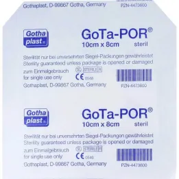 Gota-Por sårplaster steril 80x100 mm, 1 stk