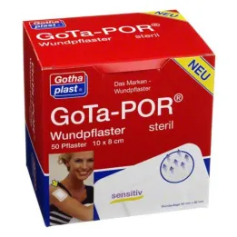 Gota-Por sårplaster steril 80x100 mm, 50 stk