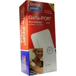 Gota-Por sårplaster sterilt 100x250 mm, 50 stk