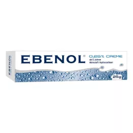 EBENOL 0,25 % fløde, 25 g