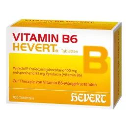 VITAMIN B6 HEVERT tabletter, 100 stk