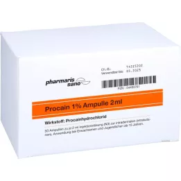 PROCAIN Röwo 1% ampuller 2 ml, 50X2 ml