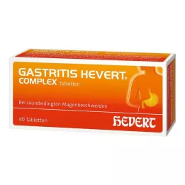 GASTRITIS HEVERT Komplekse tabletter, 40 stk