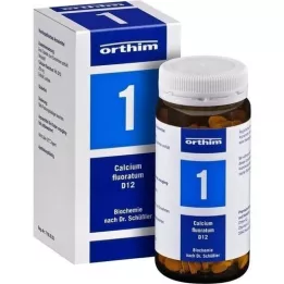 BIOCHEMIE Orthim 1 Calcium fluoratum D 12 tabletter, 400 stk