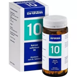 BIOCHEMIE Orthim 10 Natrum sulfuricum D 6 tabletter, 400 stk