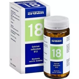 BIOCHEMIE Orthim 18 Calcium sulfuratum D 12 tabletter, 400 stk
