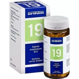 BIOCHEMIE Orthim 19 Cuprum arsenicosum D 12 tabletter, 400 stk
