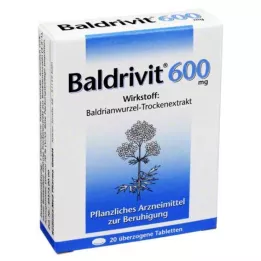 BALDRIVIT 600 mg overtrukne tabletter, 20 stk