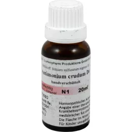 ANTIMONIUM CRUDUM D6 Fortynding, 20 ml