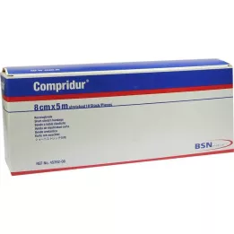 COMPRIDUR Kompressionsbandage 8 cmx5 m, 10 stk