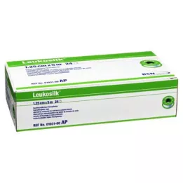 LEUKOSILK 1,25 cmx5 m, 24 stk