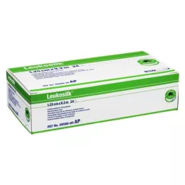 LEUKOSILK 1,25 cmx9,2 m, 24 stk