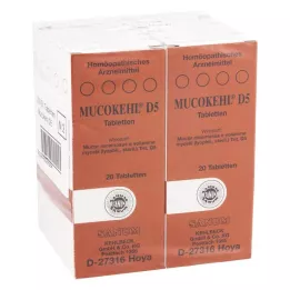 MUCOKEHL Tabletter D 5, 10X20 stk