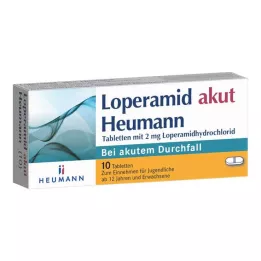 LOPERAMID akut Heumann tabletter, 10 stk