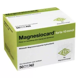 MAGNESIOCARD forte 10 mmol pulver til opløsning til oral brug, 50 stk