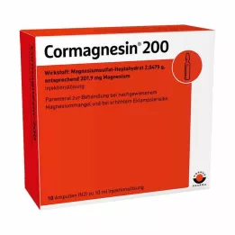 CORMAGNESIN 200 ampuller, 10X10 ml