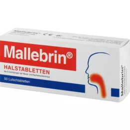 MALLEBRIN Halstabletter, 50 stk