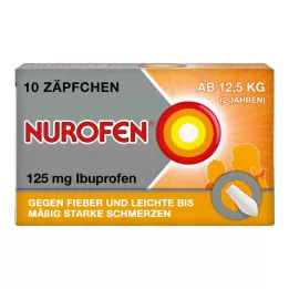 NUROFEN Junior 125 mg stikpiller, 10 stk