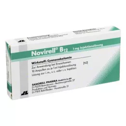 NOVIRELL B12 1 mg opløsning til injektion, 10X1 ml