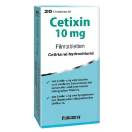 CETIXIN 10 mg filmovertrukne tabletter, 20 stk