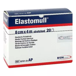 ELASTOMULL 8 cmx4 m elastisk fikseringsbånd, 20 stk