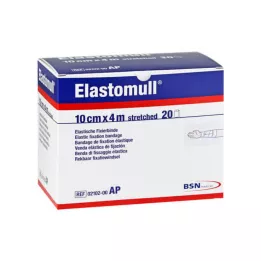 ELASTOMULL 10 cmx4 m elastisk fikseringsbånd, 20 stk