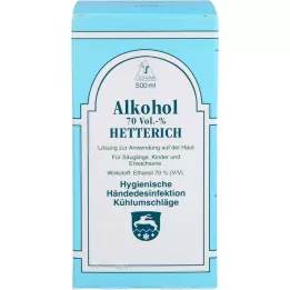 ALKOHOL 70% V/V Hetterich, 500 ml