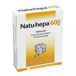 NATU HEPA 600 mg overtrukne tabletter, 20 stk