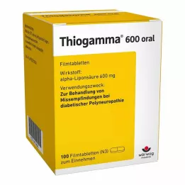 THIOGAMMA 600 orale filmovertrukne tabletter, 100 stk