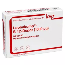 LOPHAKOMP B 12 Depot 1000 μg injektionsopløsning, 5X2 ml