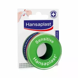 HANSAPLAST Fikseringsplaster Sensitive 2,5 cm x 5 m, 1 stk