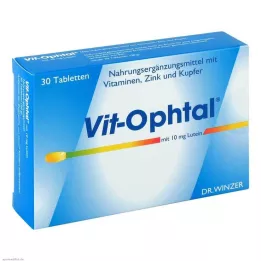 VIT OPHTAL med 10 mg luteintabletter, 30 stk