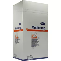 MEDICOMP ekstra fleece komp.steril 10x20 cm 6-lags, 50 stk