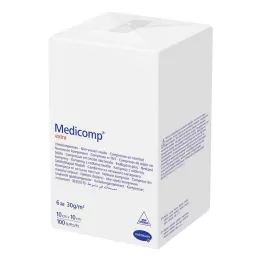 MEDICOMP ekstra fleece komp. ikke-steril 10x10 cm 6-lags, 100 stk