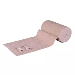 LANGZUGBINDE 6 cmx7 m med permanent elastisk hudclips, 8 stk